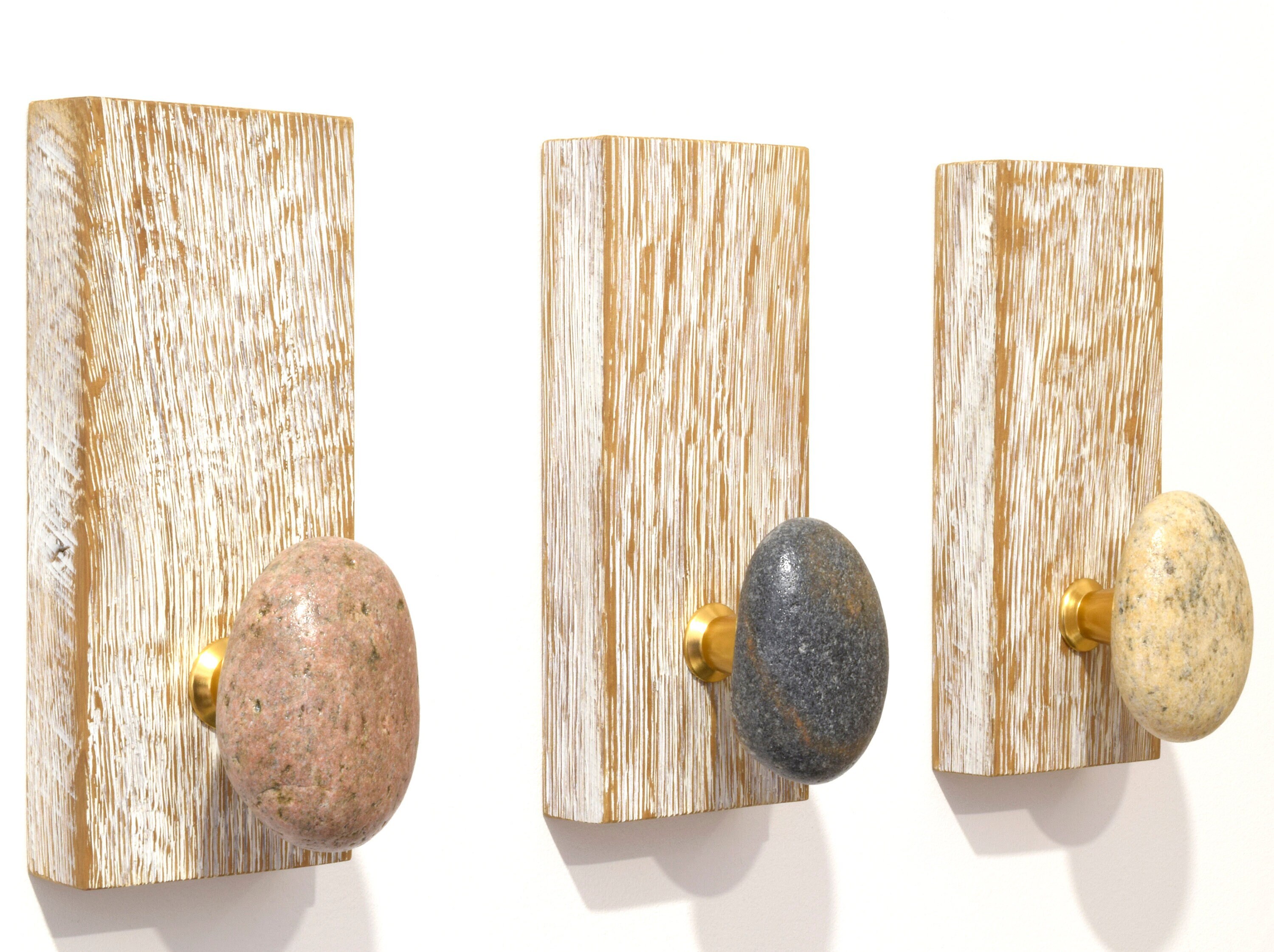 Beach Coast Stone Wall Hook and Rack - Natural Sea Stone Wall Coat ...