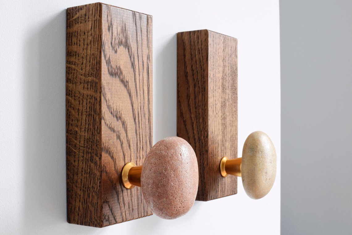 Sea Stone Towel Hooks and Wall Racks. Natural Sea Stone Wall Coat ...