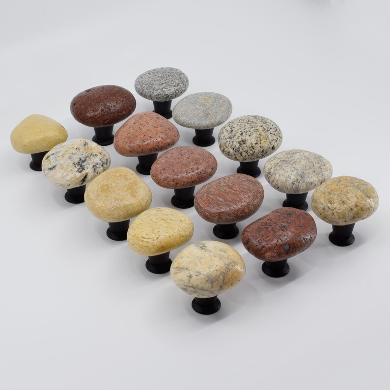 Stone Cabinet Knobs, Rock Knobs, Stone Pulls, Stone Knobs for Cabinets,Stone Drawer Pulls, Stone Drawer Handles, Stone Door Knobs