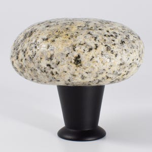 Beach Stone Drawer Knob, Coastal Decor, Rustic Furniture Hardware