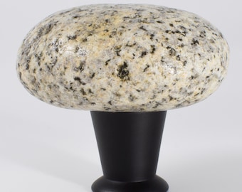 Beach Stone Drawer Knob, Coastal Decor, Rustic Furniture Hardware
