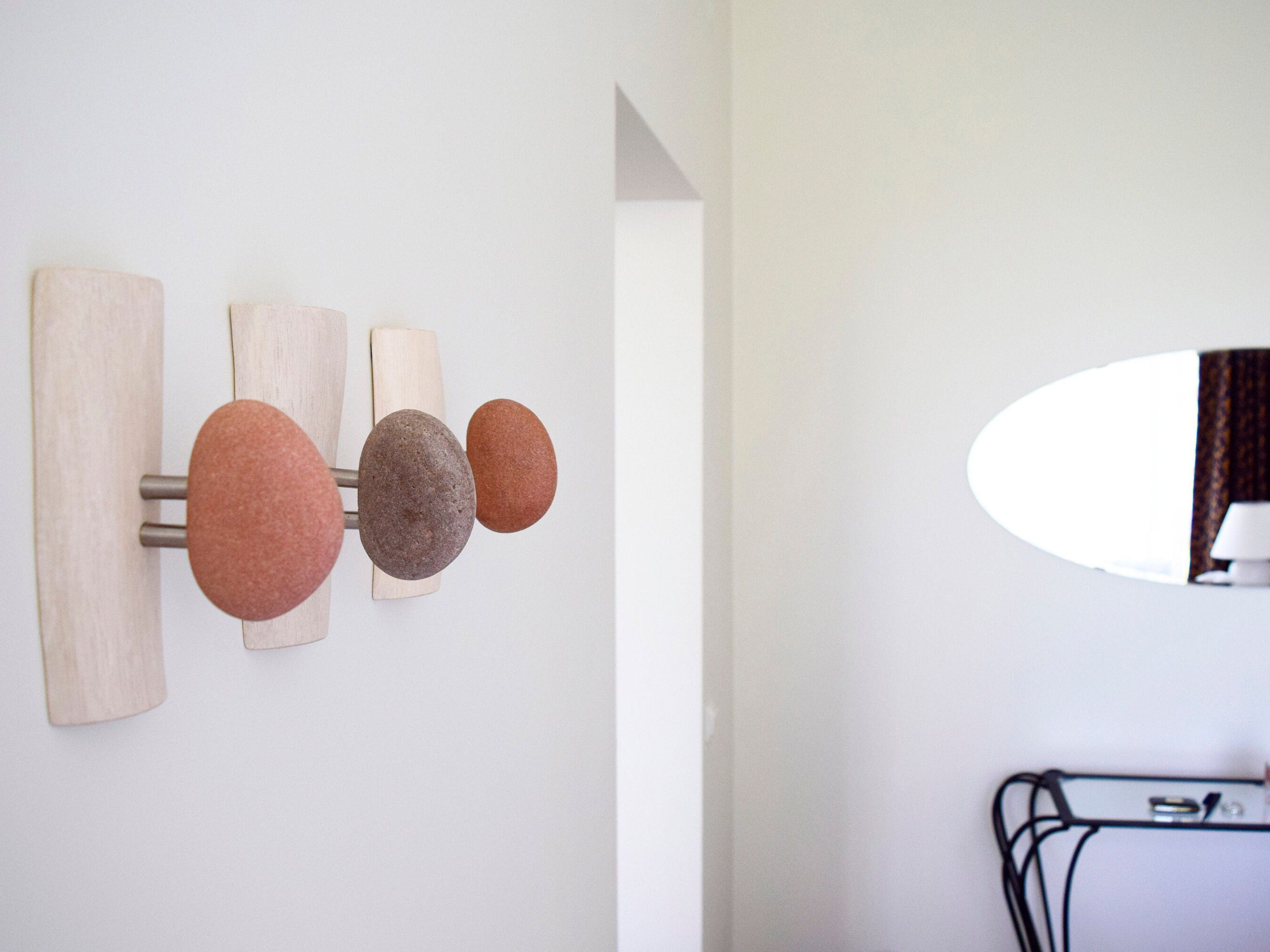 Sea Stone Towel Hooks and Wall Racks Natural Sea Stone Wall Coat ...