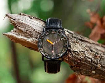 1st Anniversary Gift for Him - Engraved Bamboo Wooden Watch - Personalized Gift for Husband - Natural Wood Watch - Custom Anniversary Watch