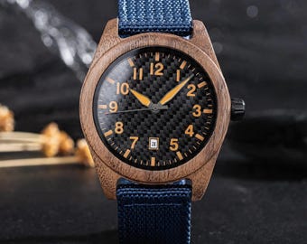 Personalized Engagement Gift Watch, Custom Engraved Watch for Him Her, Unique Engagement Present, Engraved Dial Watch, Gift for Fiancé