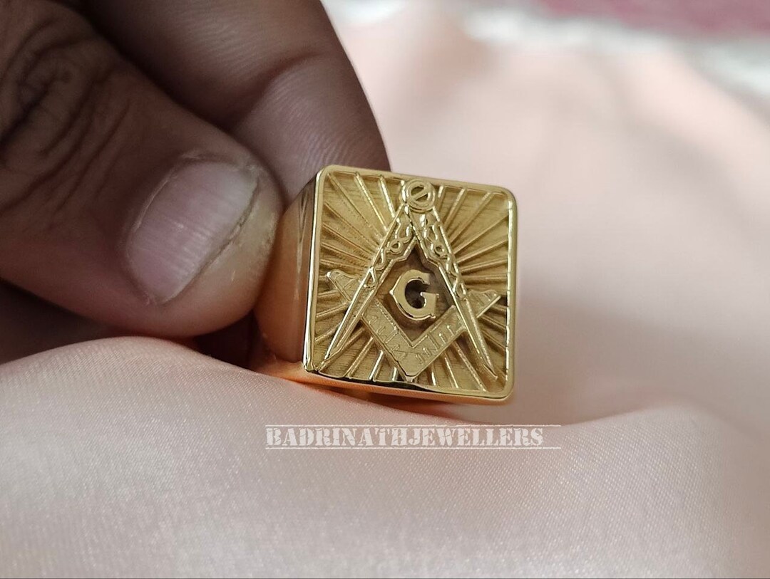 Silver Masonic Rings, Freemason Ring,925 Silver Masonic Rings, Master