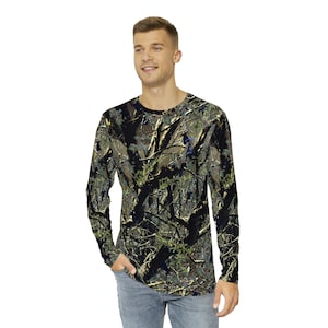 Blue Ghost Feuchtigkeits-Wicking DST Dark Camo Longsleeve