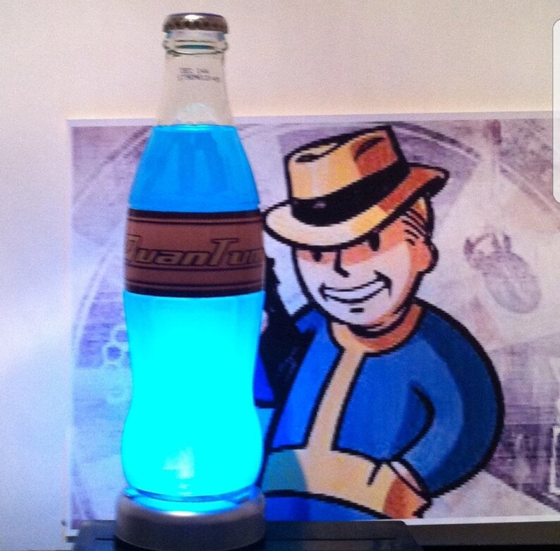 Fallout Nuka-Cola Quantum Mini Light-Up Collectible | Bethesda Authentic Lamp