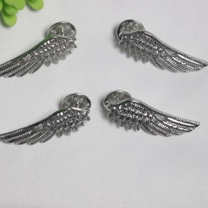 2pcs+Shirt collar clip buckle, silver wing men&#39;s shirt collar dressing,collar pin,metal material pin tie decoration