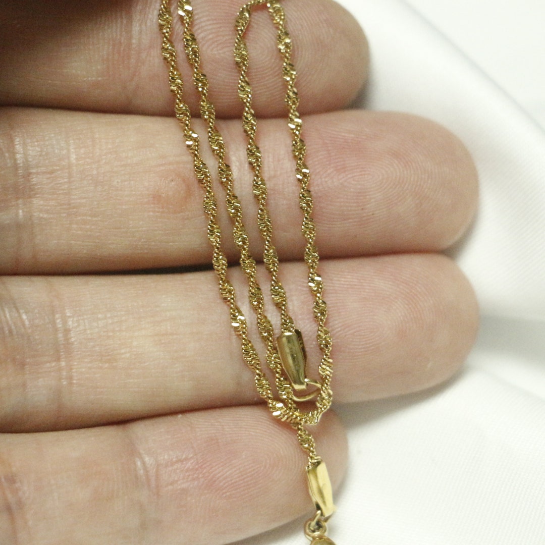 DIY Necklace Making 18k Gold Chain Accessories Twisting and Pushing