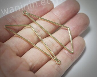 alloy earrings  alloy earring accessories  earring pendants alloy earring charms earring connectors  alloy jewelry,Triangle Pattern
