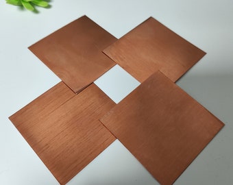 Original brass sheet - pure copper conductive t2 copper sheet diy brass heat dissipation processing customization