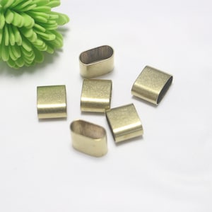 accessori per gioielli fai da te materiali fatti a mano bracciale in ottone fibbia fibbia in corda di cuoio corda intrecciata connettore in corda di cuoio piatto