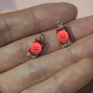 Coca-Cola Can Charm: Mini Beverage Bottle Pendant, Jewelry Supply (6PCS)