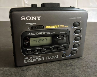 Sony Walkman Lettore di cassette e radio WM-FX45 Retro