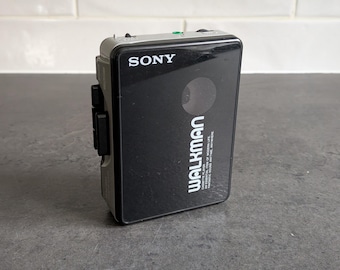SONY WM-2 WALKMAN Portable Cassette Player Black , Not energized , AS