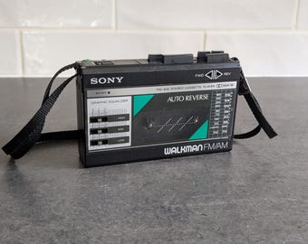 Reproductor de casetes y radio Sony Walkman WM-F28 Vintage