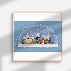 Snow village