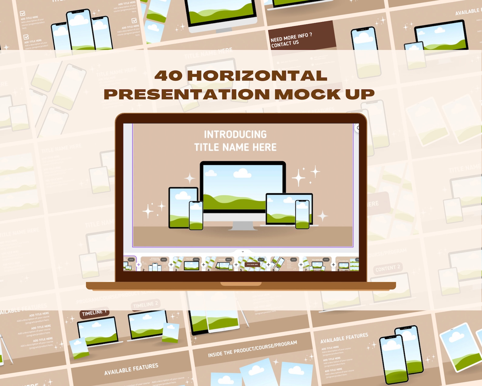 Mock up Canva Template for Coaches, Course Creator Mockups,digital ...