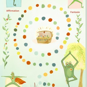 Children's yoga game