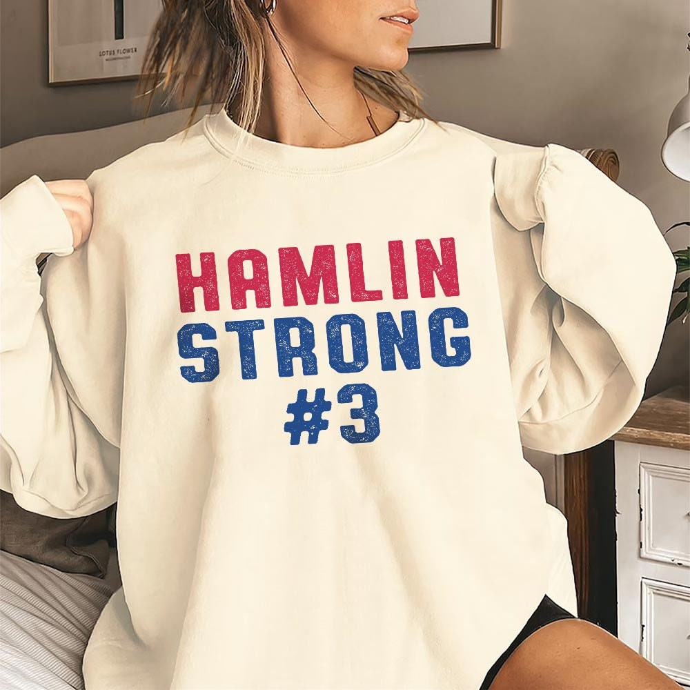 Discover Pray For Hamlin Strong, American Football Team Sports Sweatshirt