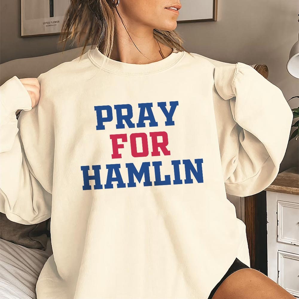 Discover Pray For Hamlin, American Football Team Sports, All pray for Hamlin Sweatshirt