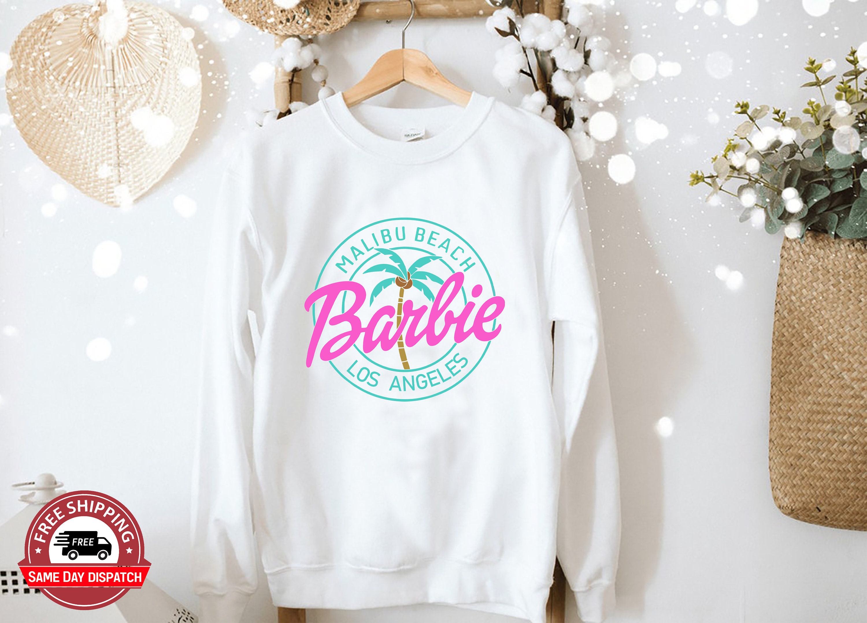 Barbie logo deals sweatshirt