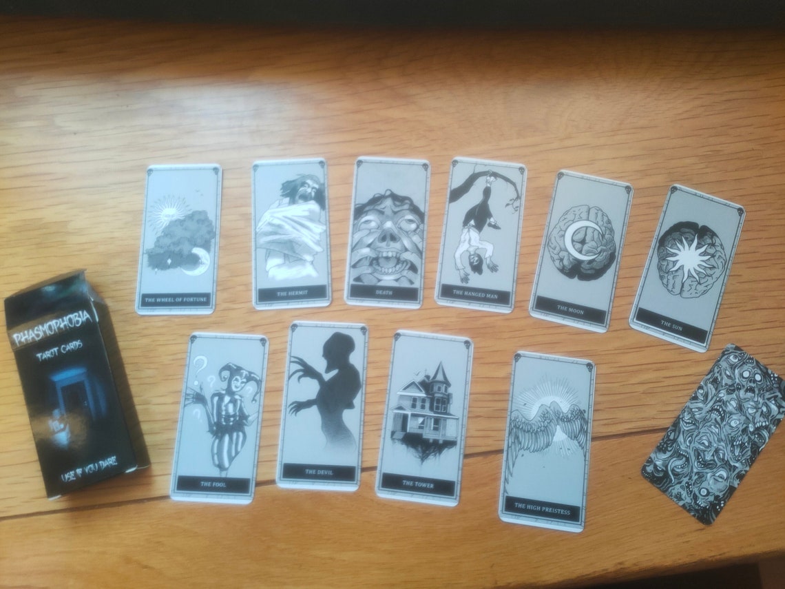 Phasmophobia Tarot Cards Etsy