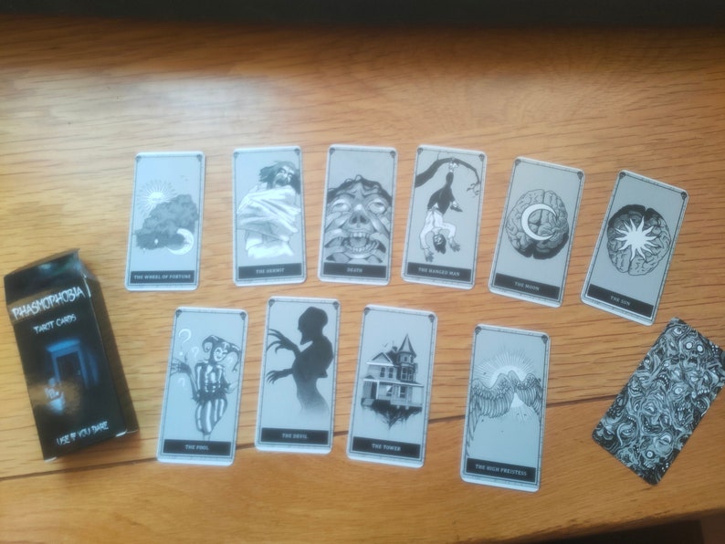Phasmophobia Tarot Cards Etsy UK