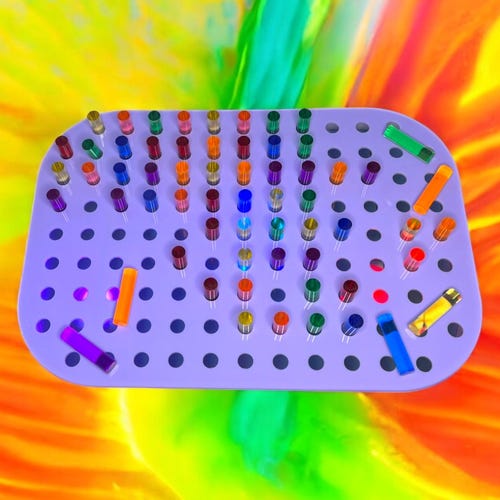 Pinces de couleur TROFAST Insert Activités éducatives pour enfants Jeux sensoriels Insert pour FLISAT Table Montessori