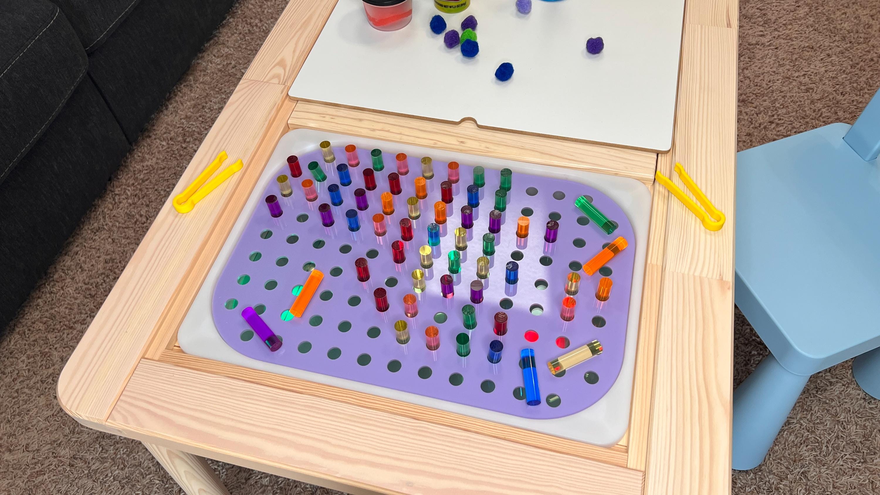 Color Pegs TROFAST Insert Educational Activities for Kids Sensory Games ...