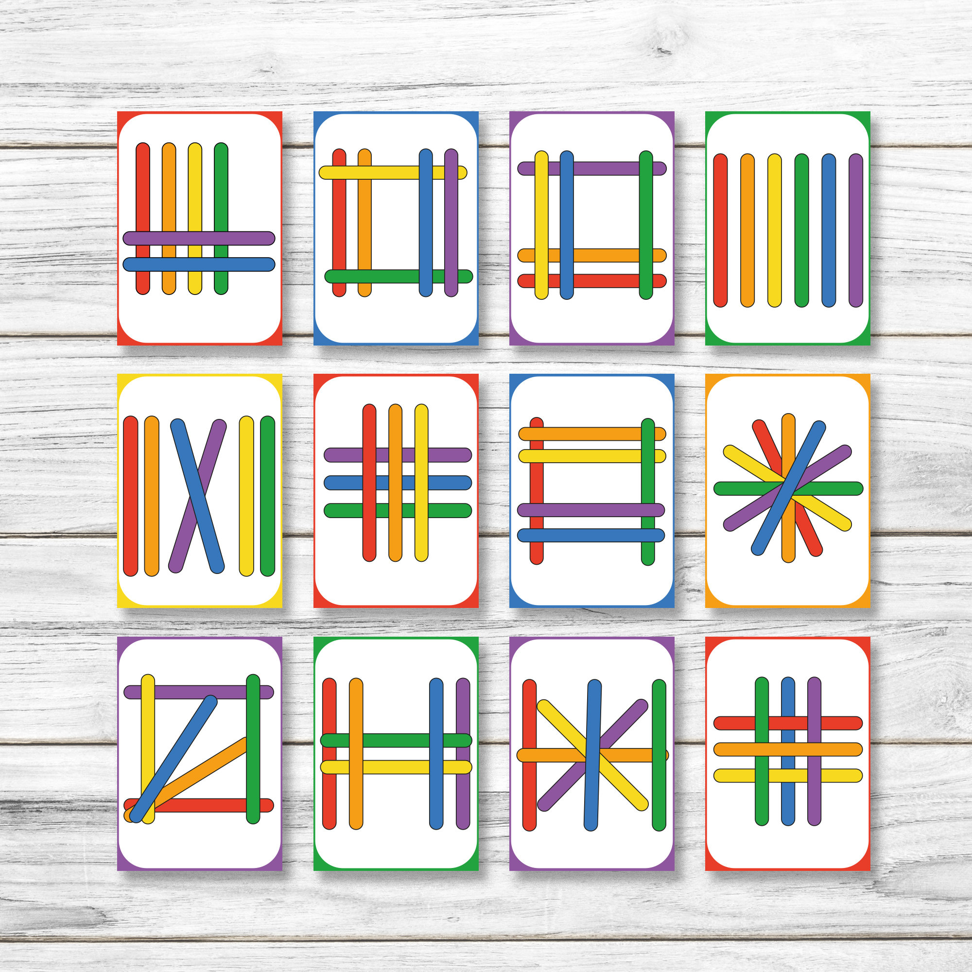 Popsicle Sticks Shapes Activity 12 Pages Game for Toddlers Montessori Printable Activities Preschool Printables for Kids School Resources - Etsy popsicle-sticks-shapes-activity-12-pages-game-for-toddlers-montessori-printable-activities-preschool-printables-for-kids-school-resources-etsy