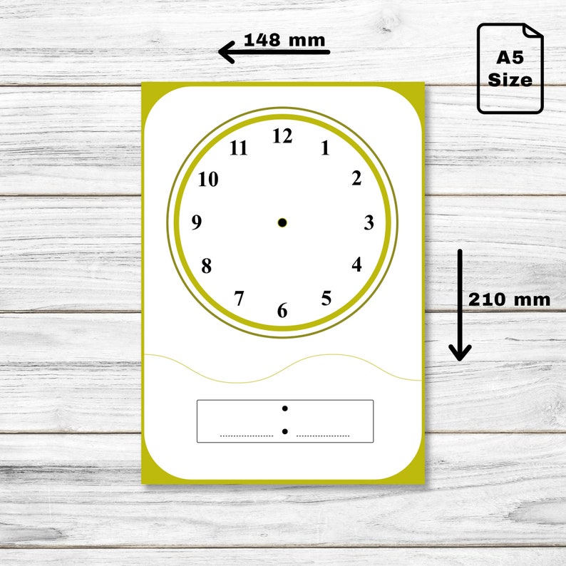 Prinable Telling the Time Blank Clocks Worksheet Template Analog Clock