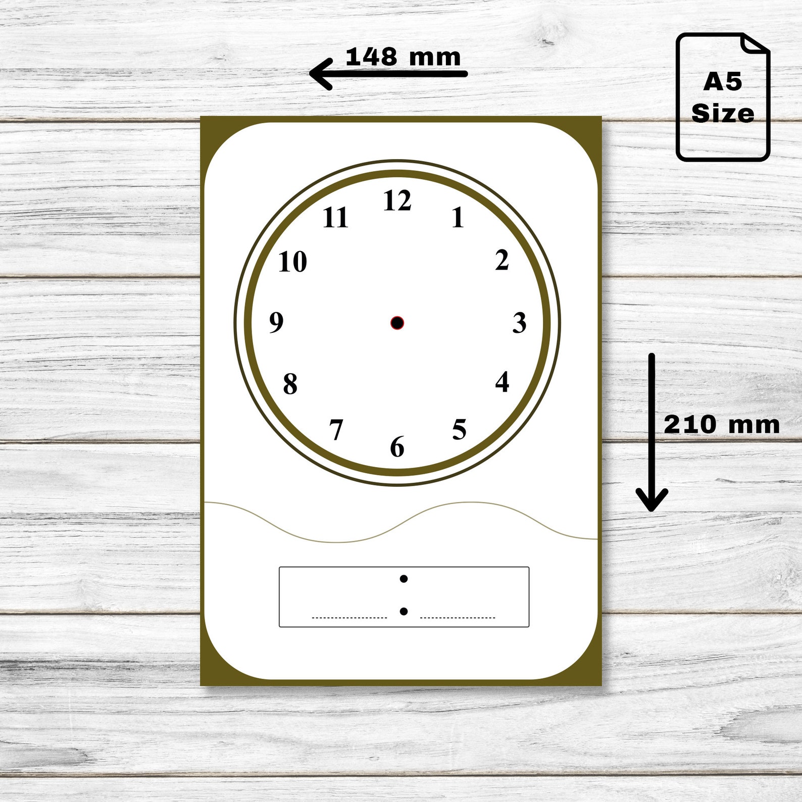 Prinable Telling the Time Blank Clocks Worksheet Template Analog Clock