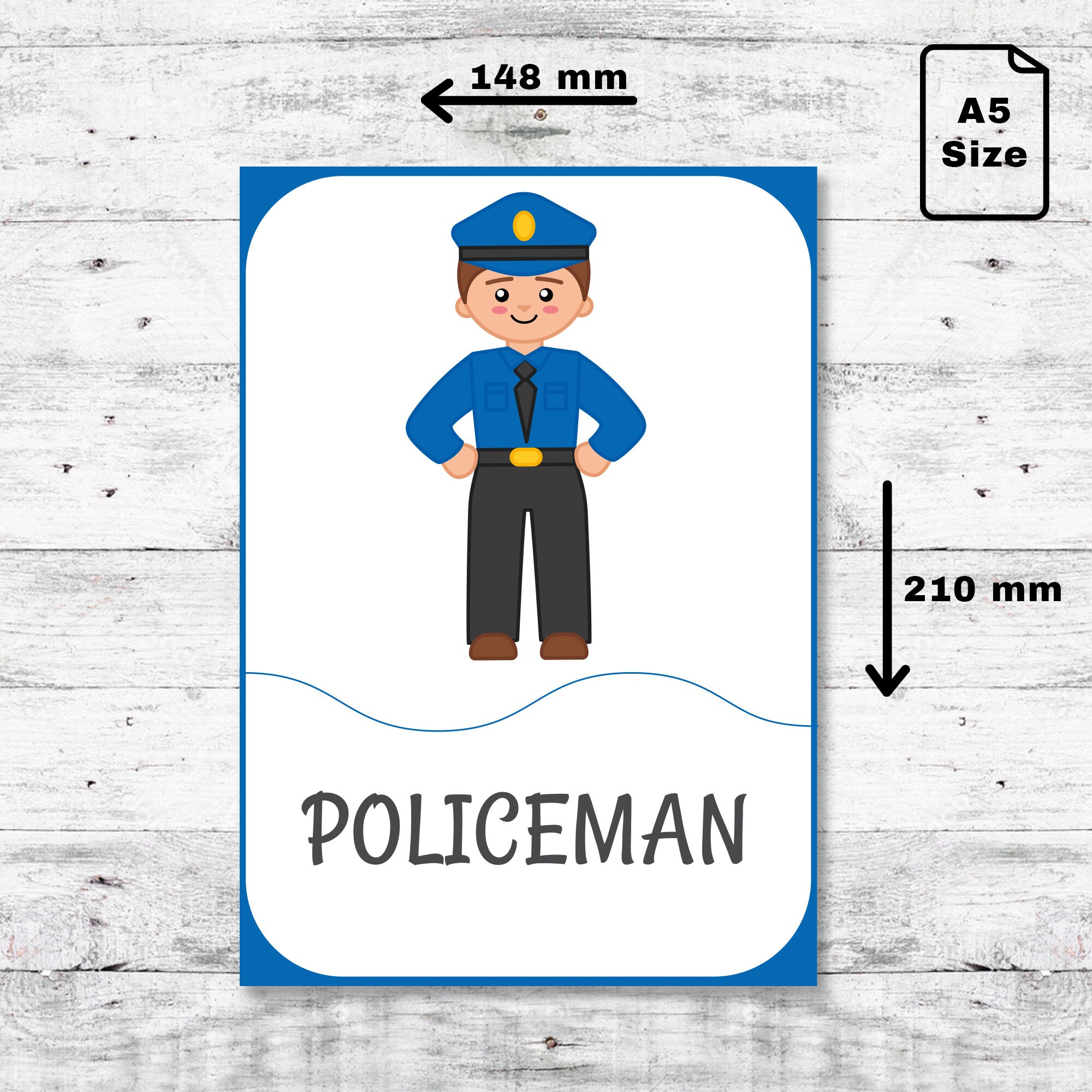 Police Officers Flash Cards