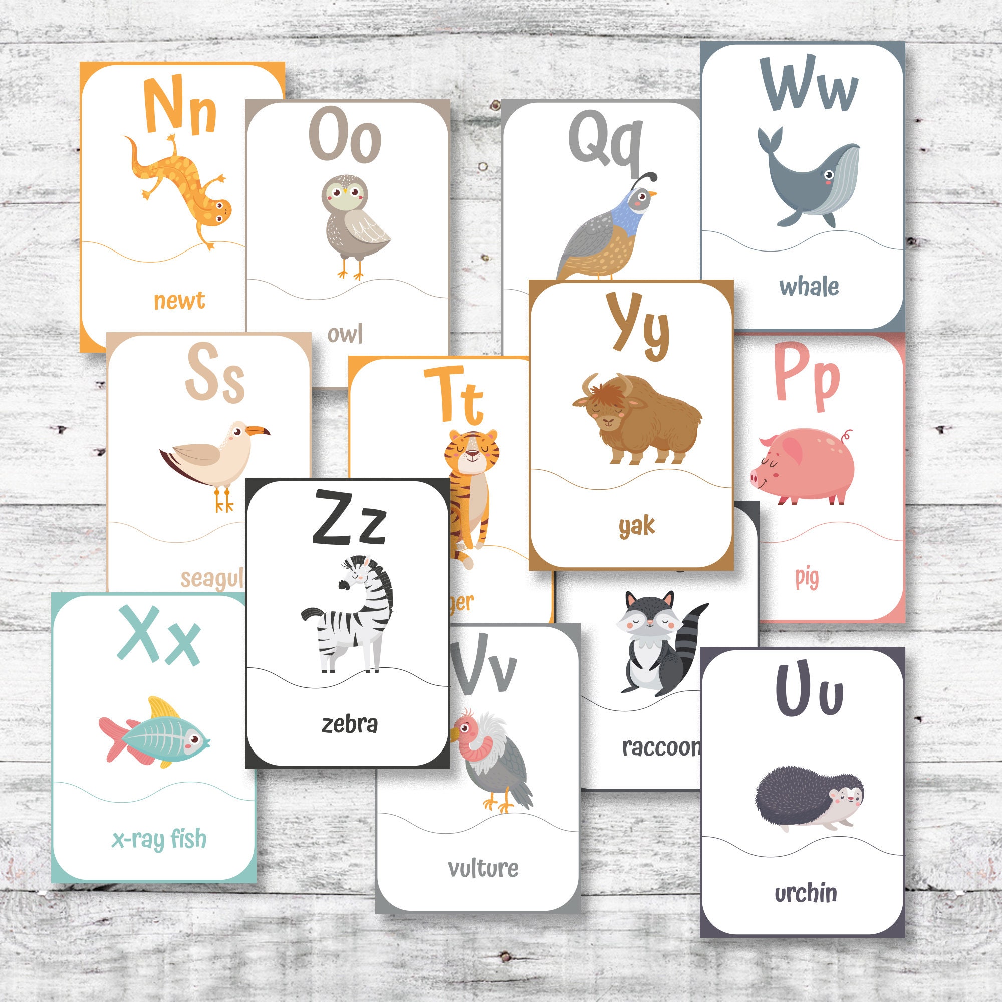  PDF Alphabet Printable Flashcard Alphabet Printable ABC Flashcard 