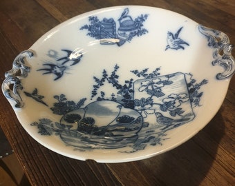 Antique Dish BFK Boch Freres Keramis Japon 1880-1891. Ceramics