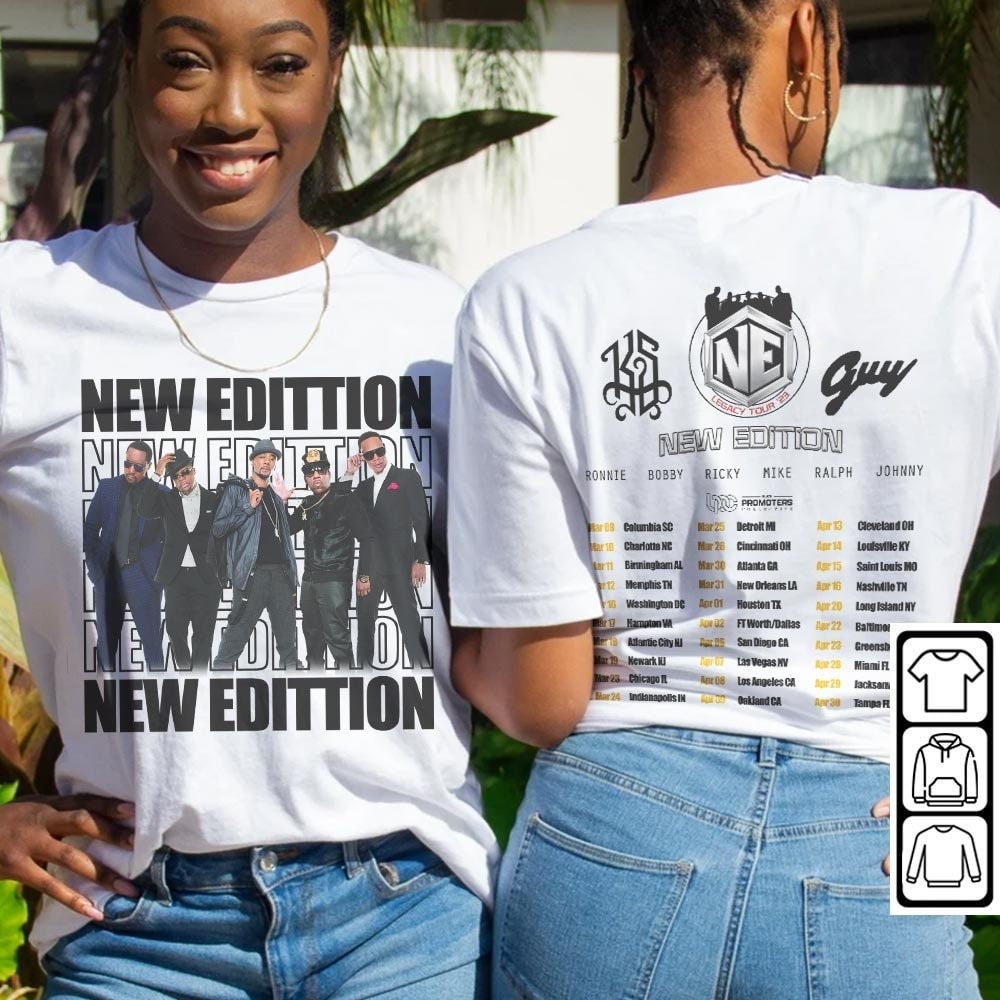 New Edition Legacy Tour 2023 Shirt Vintage New Edition Shirt Etsy