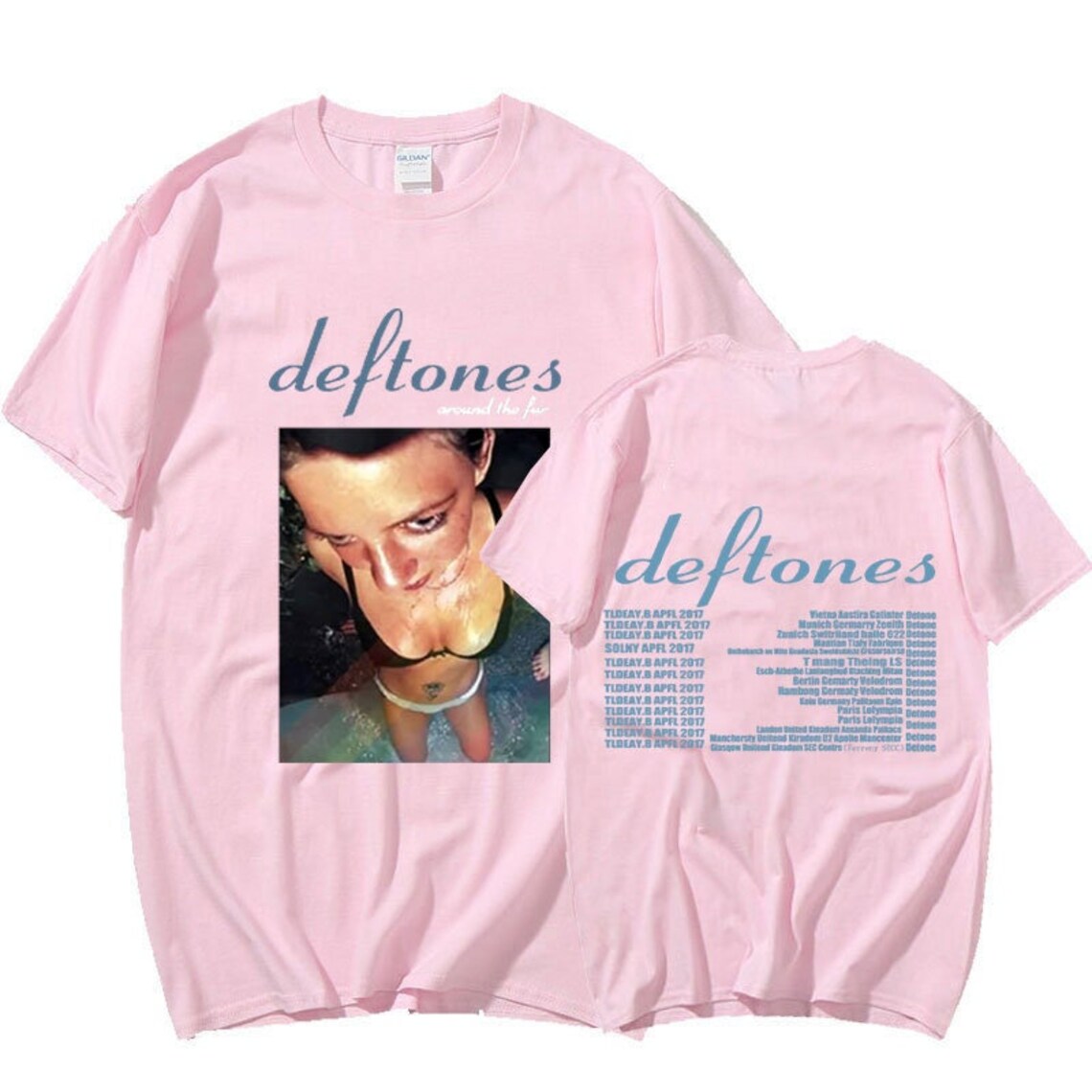 Deftones Around the Fur Shirt Deftones Tshirt Band Tee Etsy