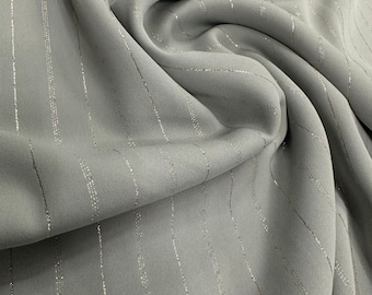 Tejido metalizado crepé Mlifa cortado a medida para caftanes, takchitas, abayas, djellabas - Vestido nupcial y tradicional marroquí Moda Tlija para bodas
