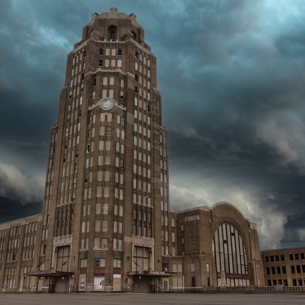 Buffalo Central Terminal Photo Print - Historic Railway Architecture - Buffalo Landmark Art - Urban Exploration Wall Decor - Buffalo NY