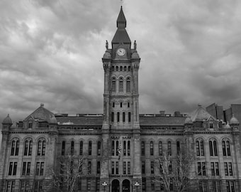 Old Erie County Hall Print: Buffalo NY Historical Architecture