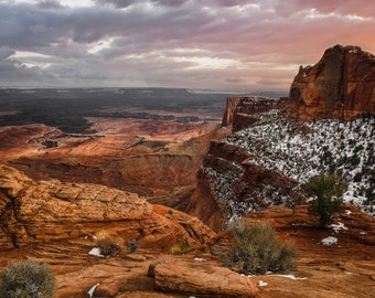 Canyonlands National Park Print: Utah Desert Landscape Wall Art