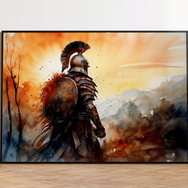 Gladiator Poster Ancient Rome Roman Soldier Wall Art Rome Poster Colosseum Rome Rome Print Roman Empire Rome Italy Poster Rome Wall Art