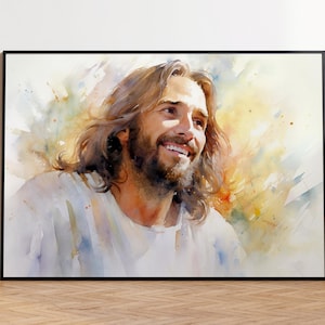 Laughing Christ Christ's Embrace Jesus Picture Jesus Painting Jesus Art ...