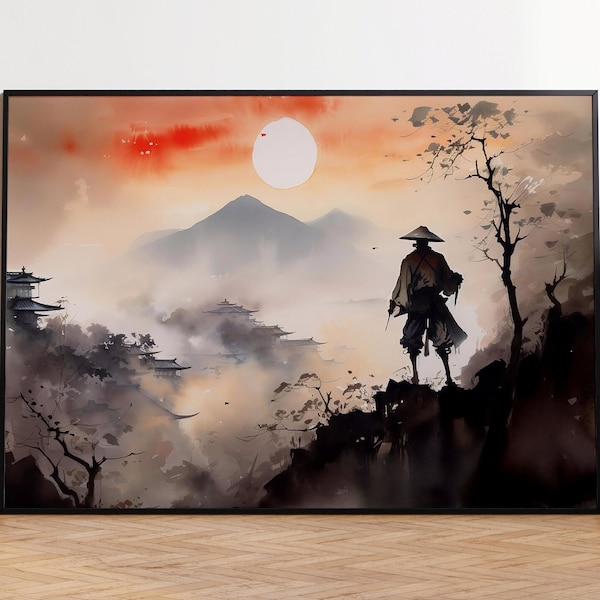 Samurai Poster, Samurai Art, Samurai Sword, Bushido, Miyamoto Musashi, Shogun Warriors, Samurai Artwork, Edo Periode, Edo Era Art, Tanto