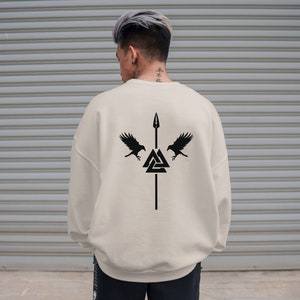 Norse Sweatshirt, Pagan Sweater, Norse Mythology Gifts, Norse Mythology Hoodies, Pagan Viking Gifts For Men, Norse Pagan Clothing, Odin