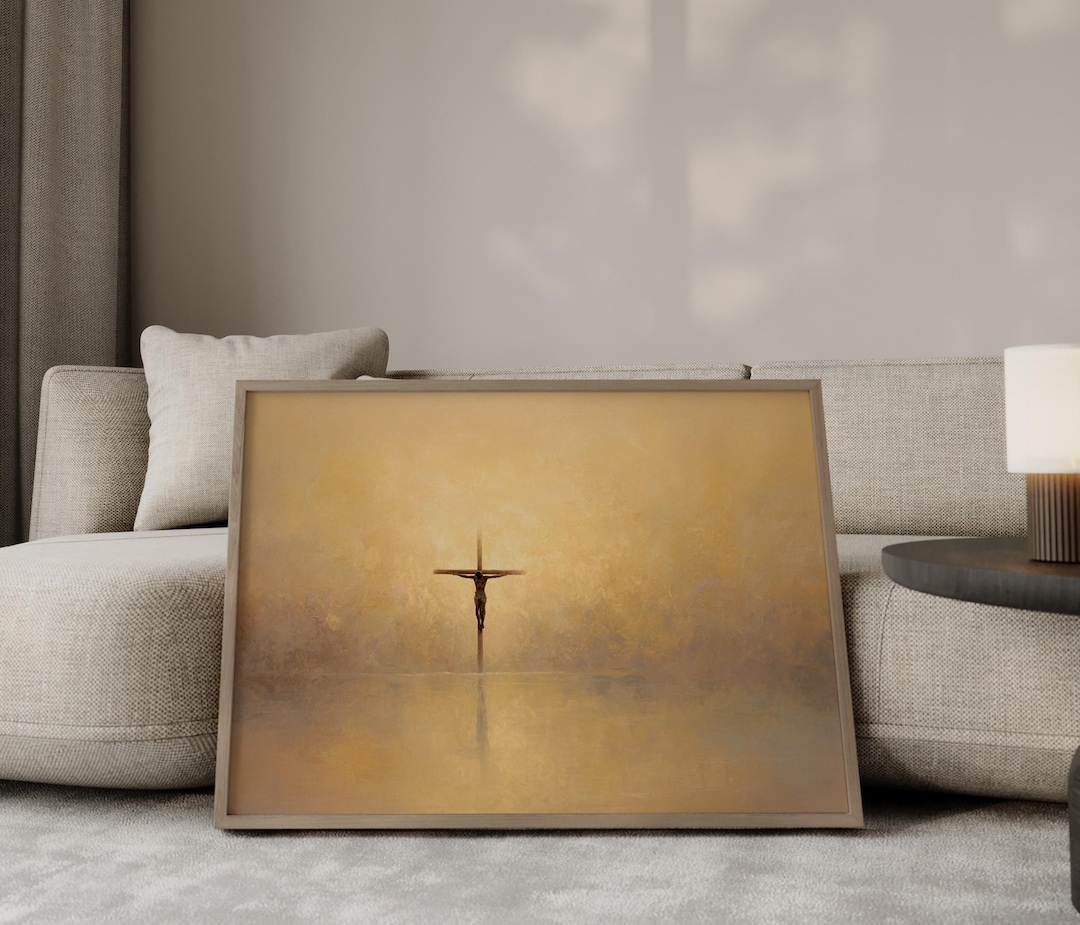 Christian Wall Art – Jesus on the Cross Print | the Crucifixion | Faith ...