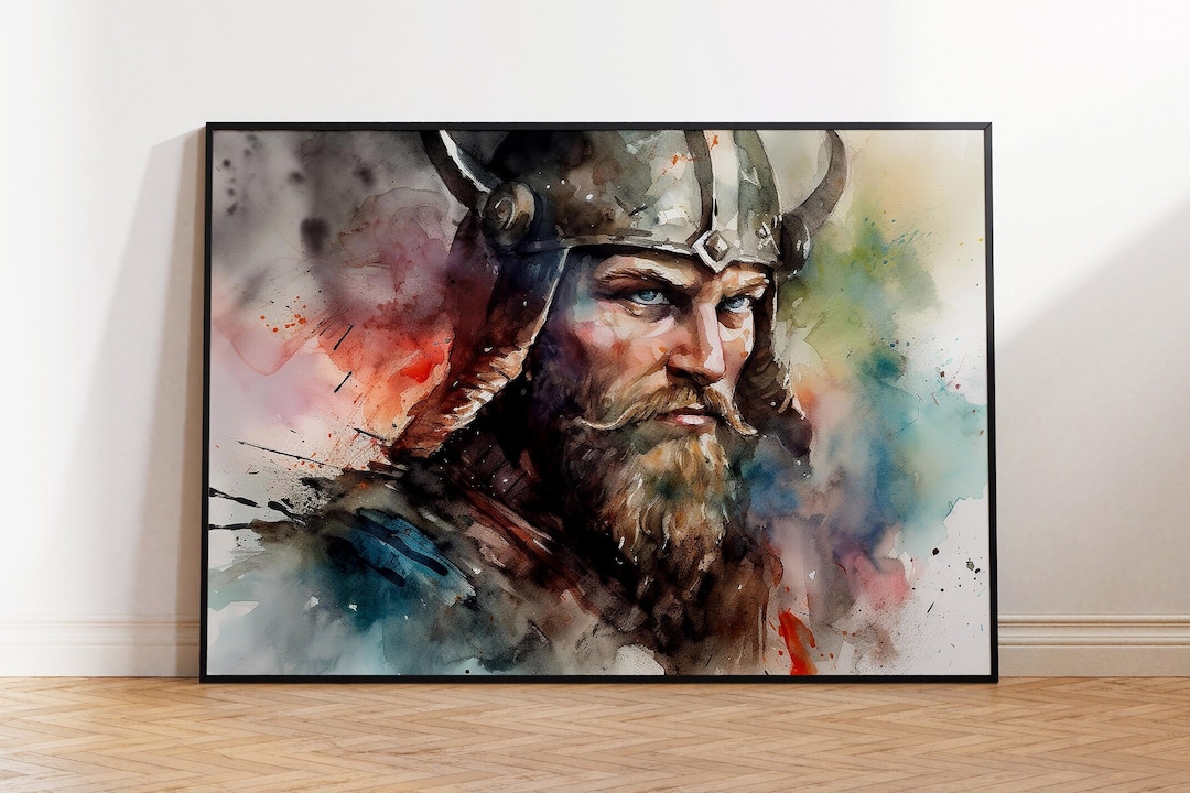 Viking Norse Poster, Norse Viking Print, Viking Norse Art, Norse