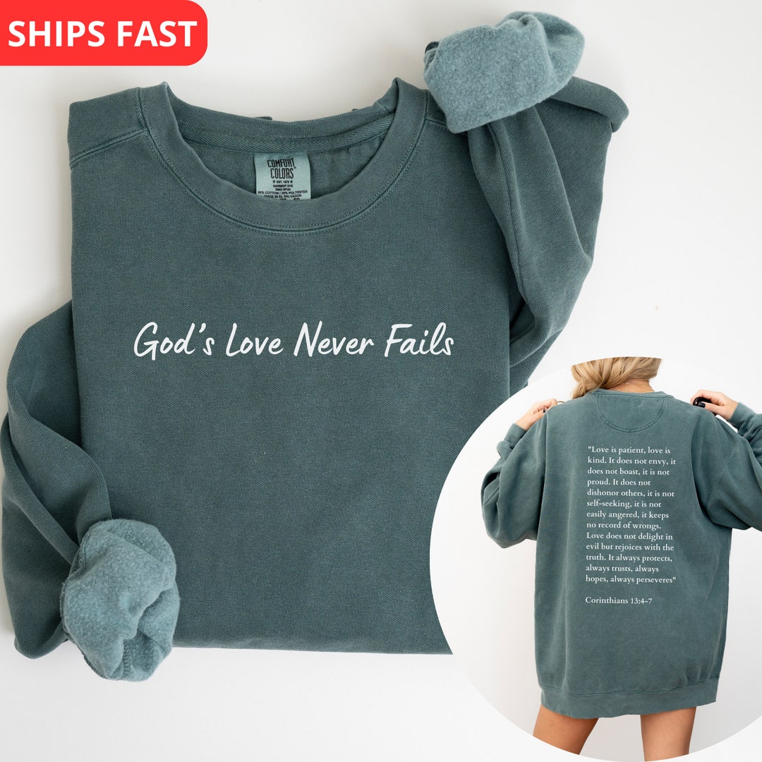 Christian Sweatshirts, Christian Shirts, Religious Apparel, Bible Verse