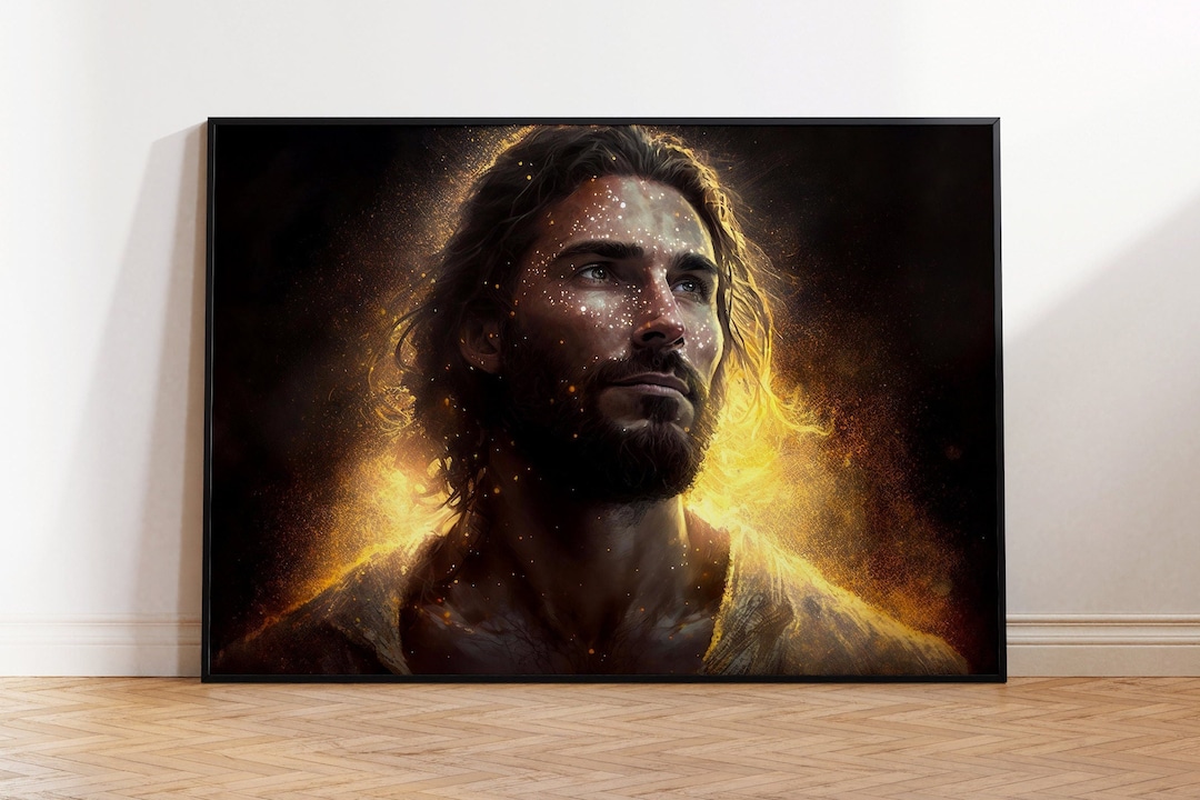 Jesus Poster, Jesus Wall Art, Christian Wall Art, Christian Poster, Jesus Art, Jesus Painting